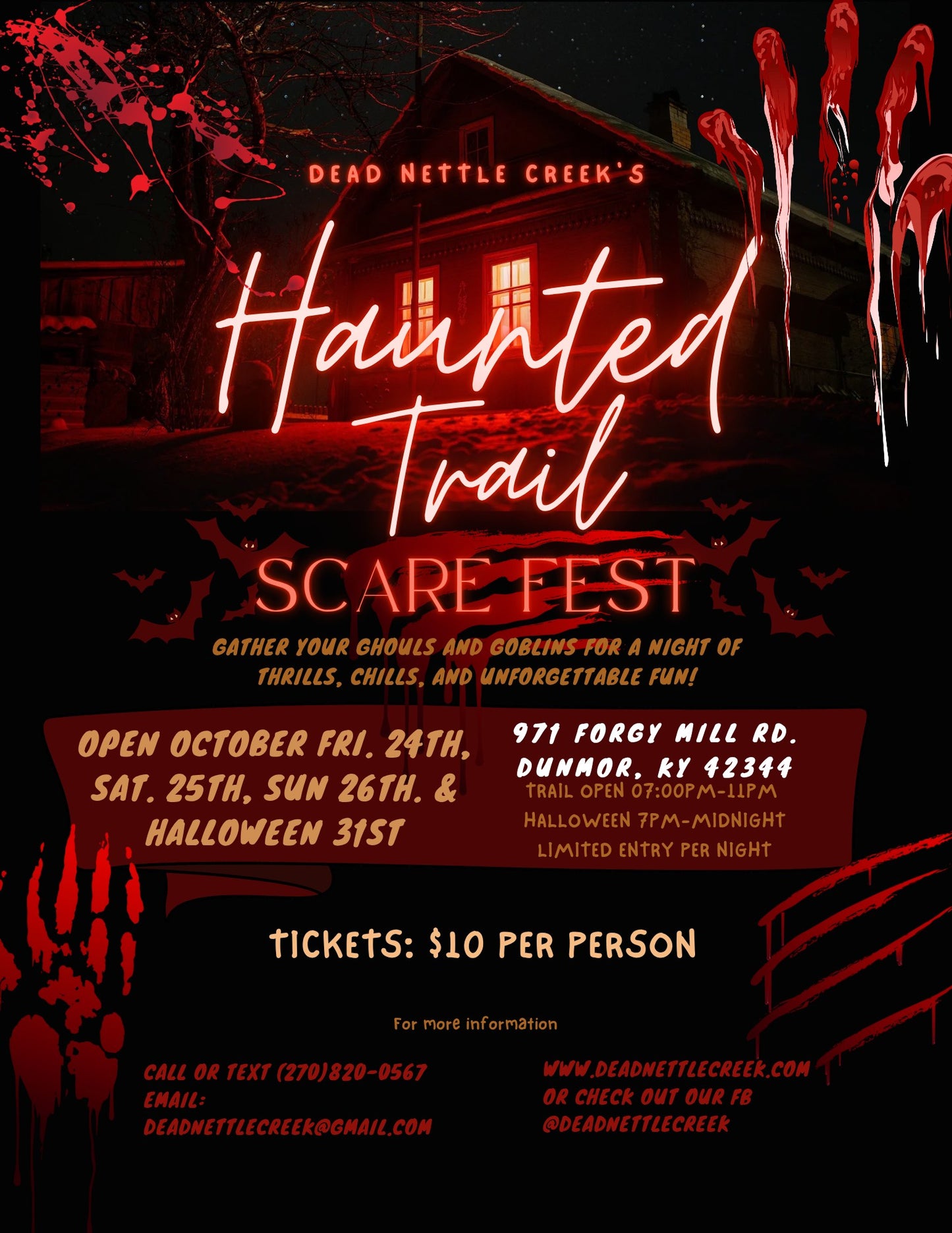 Haunted Trail Tickets!