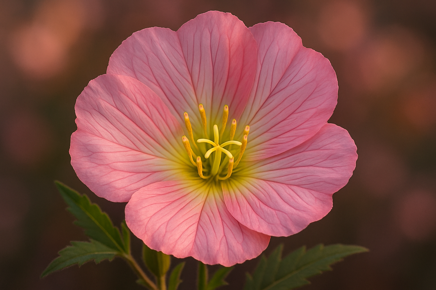 pink evening primrose flower