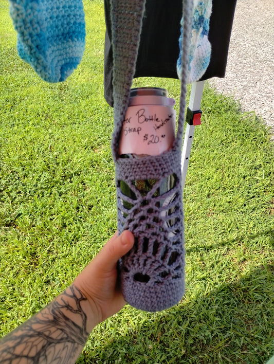 Hand-Crocheted Water Bottle