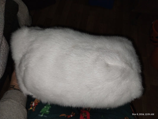 Rabbit Fur/Cotton Pillow